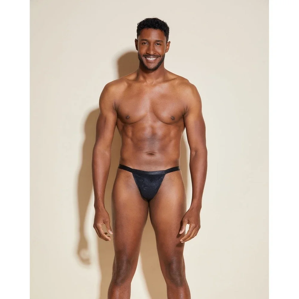 Cosabella Never Say Never Italian Thong Black Lace Men's Size S Made in Italy